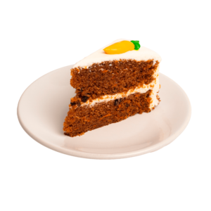 Rebanada de Pastel de Zanahoria